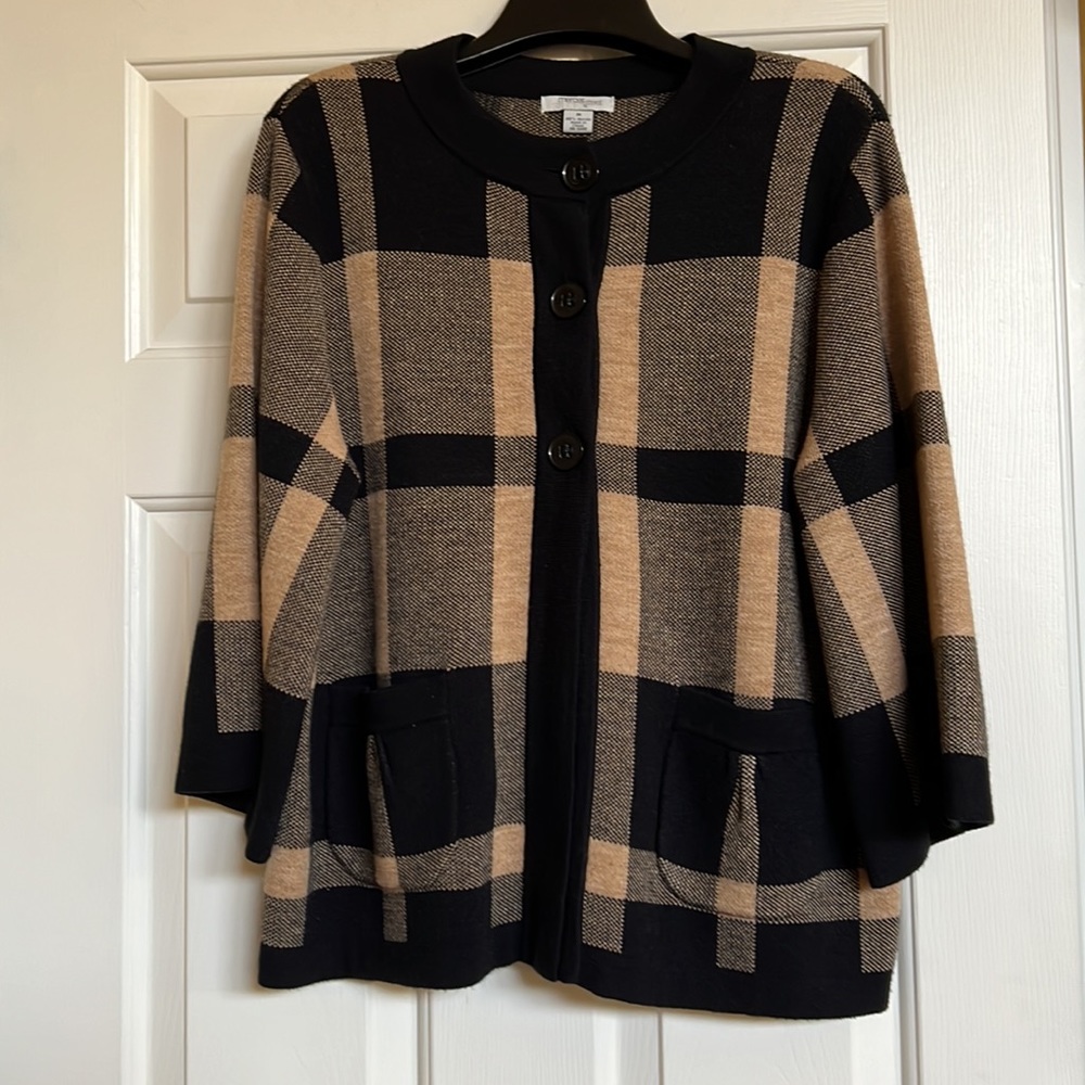Mercer Street womens top / sweater 
( Elegant fabric )